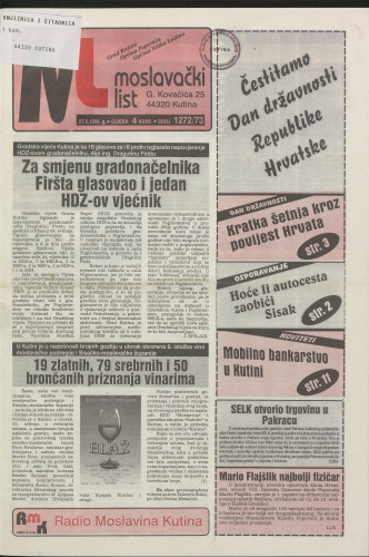 Moslavački list 1999